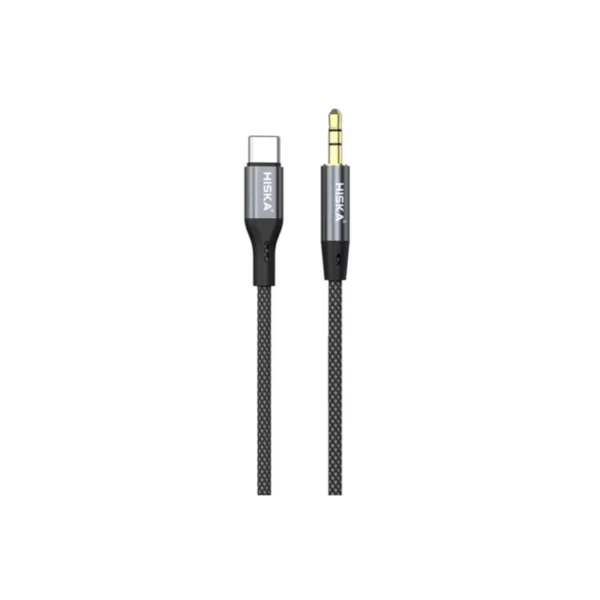 کابل تبدیل Type-C به Jack 3.5mm هیسکا مدل W45 طول 1 متر