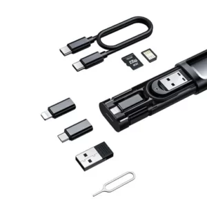 کابل تبدیل USB-C/USB به لایتنینگ/USB-C/MicroUSB مک‌دودو مدل WF-1720